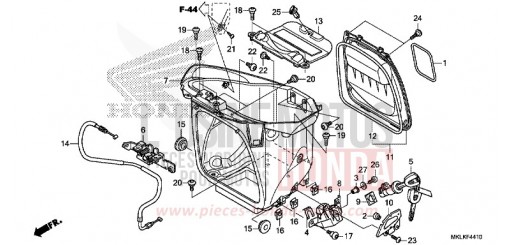 VANO PORTAOGGETTI NC750SAK di 2019